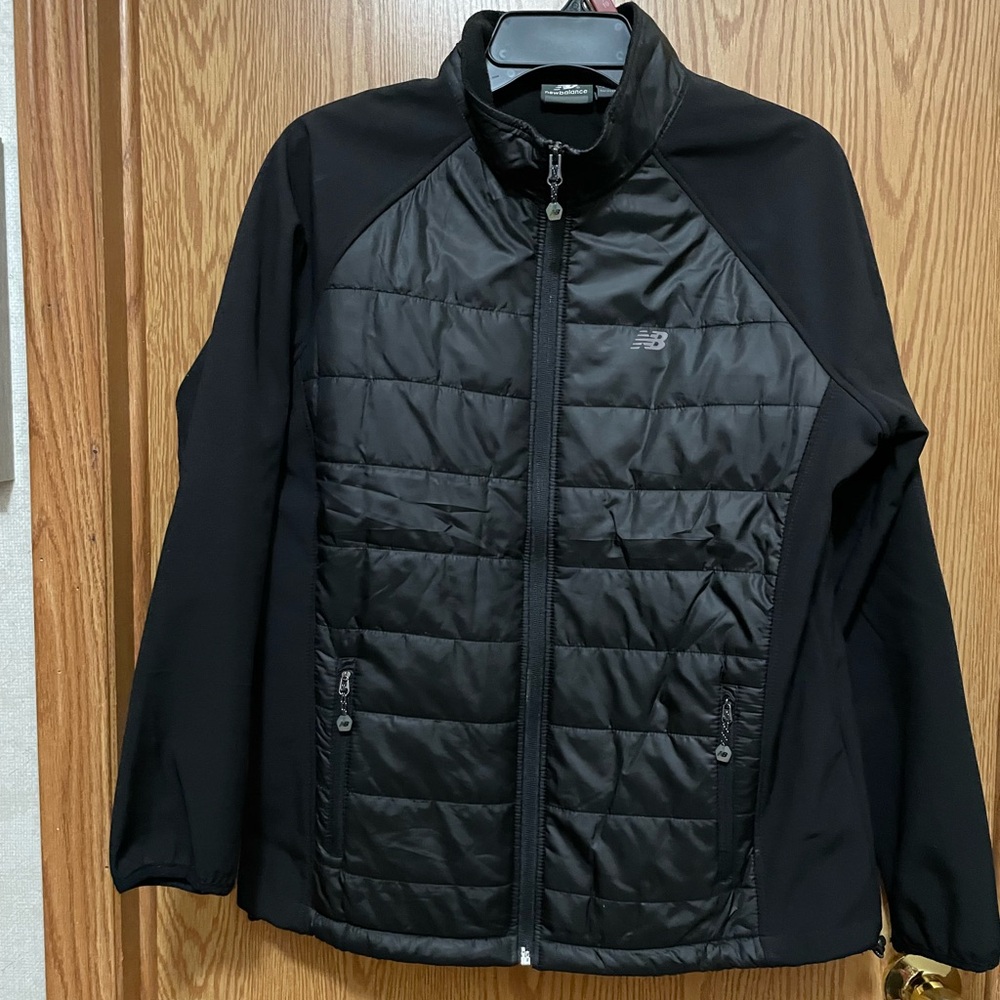 New Balance Women's Quilted Black Puffer Jacket